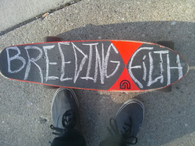 Breeding Filth skateboard