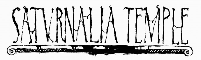 Saturnalia Temple logo lineart