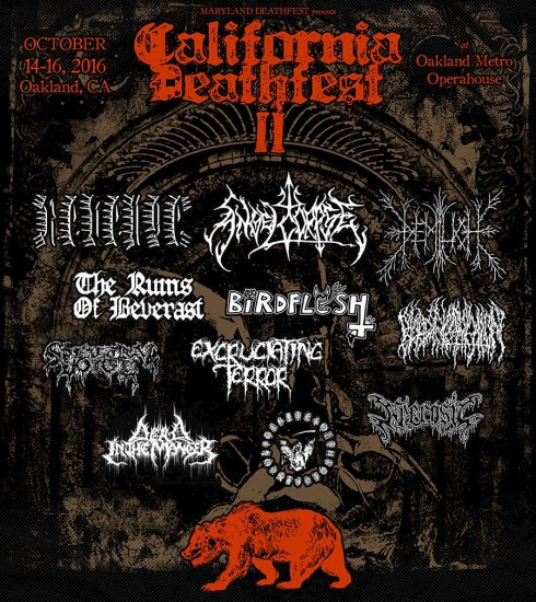 California Deathfest II-initial flyer