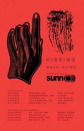 Sunn-Hissing tour flyer